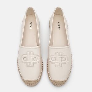 NIB - PEDRO Icon Leather Loafers - Chalk - Size 6